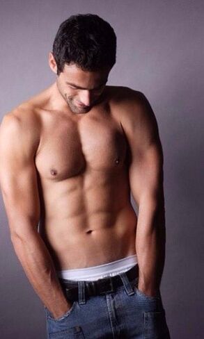 handsome male torso